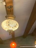 Oosterse Glasmozaïek Lamp, Huis en Inrichting, Lampen | Hanglampen, Ophalen, Zo goed als nieuw, Glas, Minder dan 50 cm