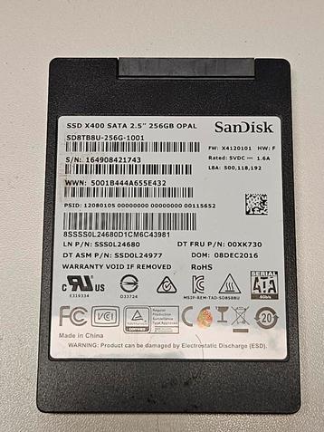 Sandisk X400 256GB SSD 2,5" Sata