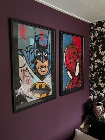 2 graffiti op canvas van für 72x102 beschikbaar voor biedingen