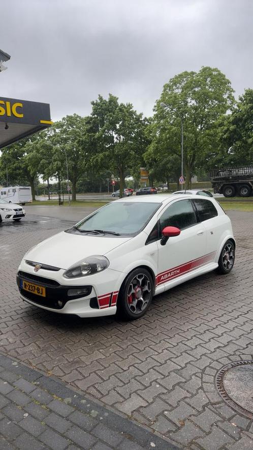 Fiat Punto 1.4 Multi-air Abarth 3DR 2012 Wit, Auto's, Fiat, Particulier, Punto, Benzine, C, Hatchback, Handgeschakeld, Geïmporteerd