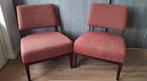 2 leuke rode fauteuils, merk Kuka, Ophalen, Gebruikt, Minder dan 75 cm, 50 tot 75 cm