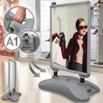 Reclamebord stoepbord klantenstopper grijs A1 GRATIS BEZORGD, Verzamelen, Verzenden, Nieuw, Reclamebord