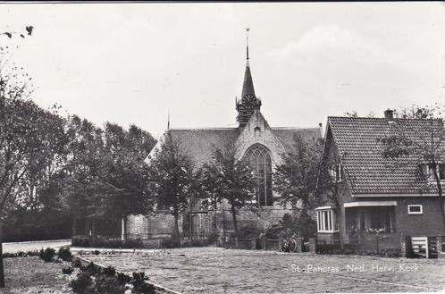 14659 St Pancras ned herv kerk Noord-Holland zegel 1958, Verzamelen, Ansichtkaarten | Nederland, Gelopen, Noord-Holland, 1940 tot 1960