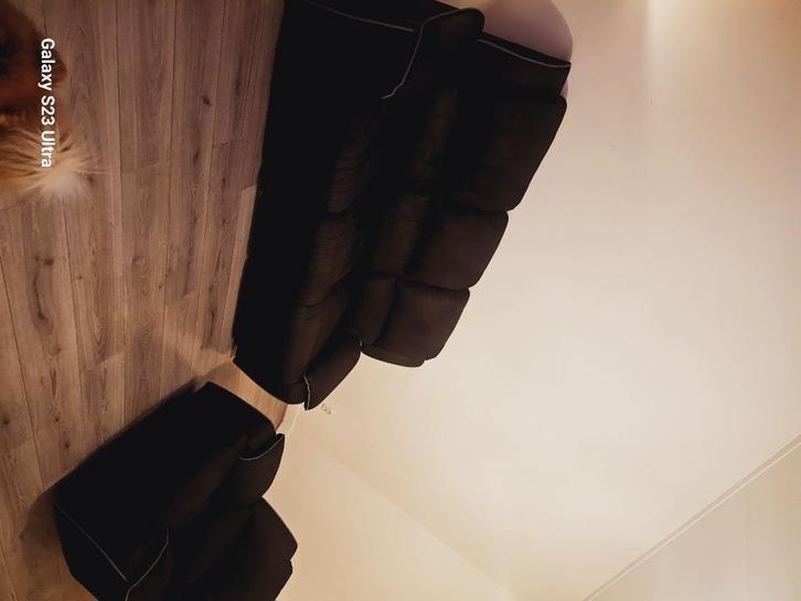 Mooie Relaxbank set (3+1) Slechts 1 jaar oud, Huis en Inrichting, Banken | Bankstellen, Zo goed als nieuw, Rechte bank, Driepersoons