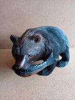 Houten handgemaakte beer zwarte woud, Antiek en Kunst, Kunst | Beelden en Houtsnijwerken, Verzenden