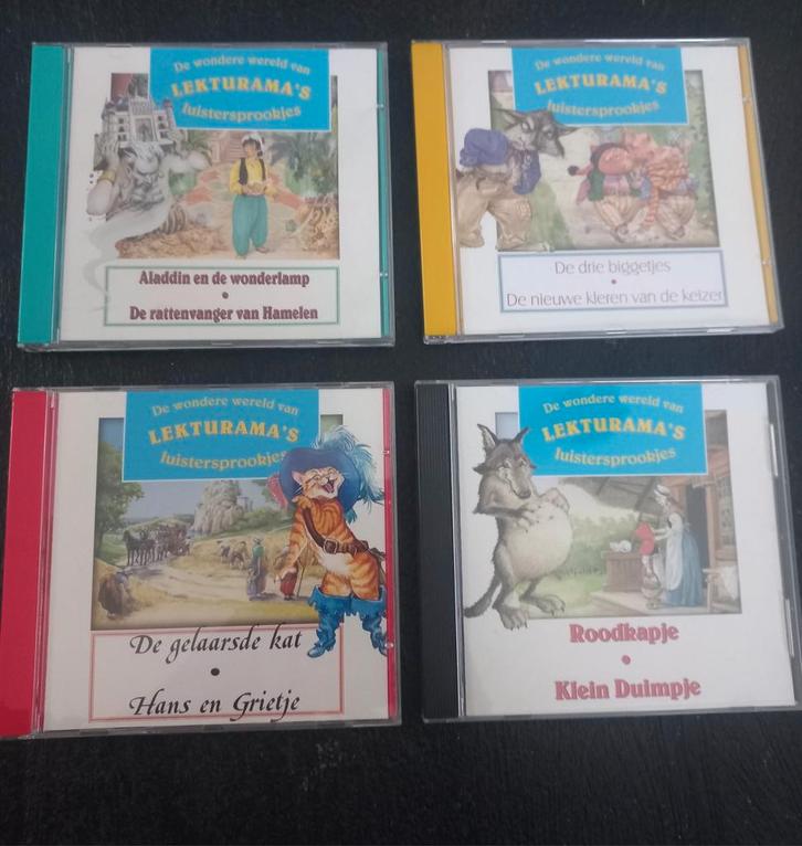 Lekturama's Luistersprookjes - 4 CD's, Boeken, Luisterboeken, Cd, Kind, Ophalen of Verzenden