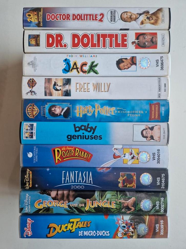 VHS Kinder Pakket, Cd's en Dvd's, VHS | Kinderen en Jeugd, Gebruikt, Alle leeftijden, Verzenden