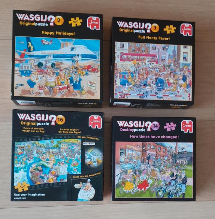 Wasgij puzzels  500stukjes, Hobby en Vrije tijd, Denksport en Puzzels, Zo goed als nieuw, 500 t/m 1500 stukjes, Ophalen of Verzenden
