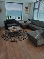 Luxe Loveseat & U-bank combinatie, Gebruikt, 100 tot 125 cm, Hoekbank, 300 cm of meer