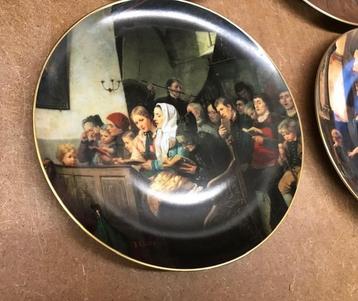 Set van zes opeenvolgende Hutschenreuther wandtegels beschikbaar voor biedingen