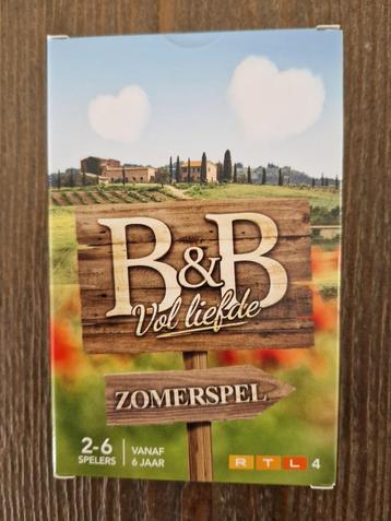 B & B Vol liefde Zomerspel - Kwartetspel Nieuw beschikbaar voor biedingen
