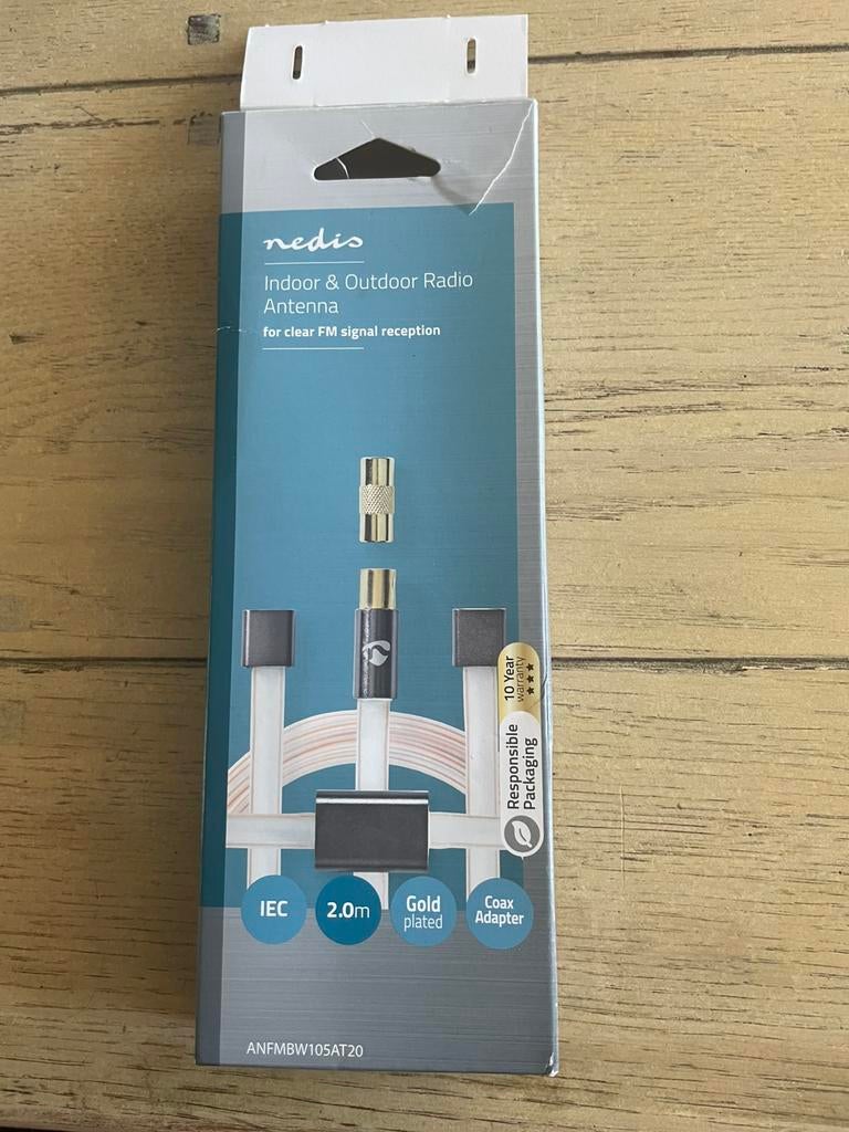 NEDIS radio antenne FM, Ophalen, Nieuw