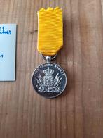 trouwedienst medaille miniatuur 24 jaar., Verzenden, Landmacht, Nederland, Lintje, Medaille of Wings
