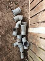 PVC riolering en regengoot stukken, Ophalen, Bochten, Pvc, Zo goed als nieuw