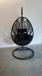 Malaga egg chair donker bruin. 100 % goed en compleet., Tuin en Terras, Ophalen, Nieuw, Wicker