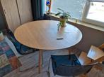 Ronde tafel 140cm, Huis en Inrichting, Tafels | Eettafels, Ophalen, Gebruikt, Rond, 100 tot 150 cm