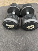 Dumbbellset 36 kg - Krachtraining, Ophalen, Dumbbell, Gebruikt, Onbekend