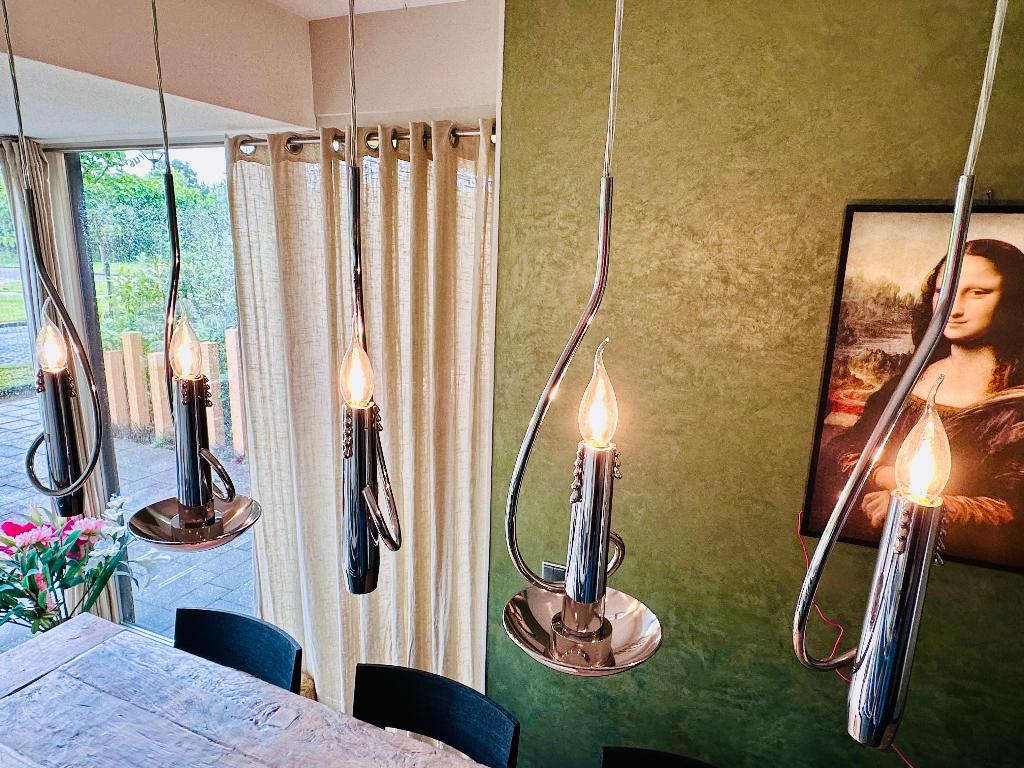 Brand van Egmond Floating Candles hanglamp 112 cm, Huis en Inrichting, Lampen | Hanglampen, Ophalen, Zo goed als nieuw, Glas, 50 tot 75 cm