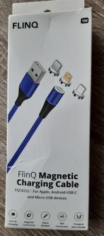 FlinQ 3-in-1 magnetische oplaadkabel - nieuw, Ophalen of Verzenden, Nieuw