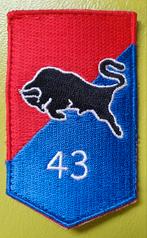 Mouwembleem DT 43 Gemechaniseerde Brigade Landmacht  Nieuw, Verzenden, Landmacht, Nederland