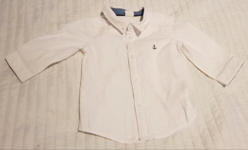 H&m matroos blouse wit baby kleding maat 68 overhemd bloesje, Kinderen en Baby's, Babykleding | Maat 68, Zo goed als nieuw, Jongetje