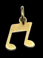 14 karaats gouden Muziek noot Hanger, Overige voorstellingen, Verzenden, ., Zo goed als nieuw