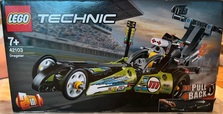 Lego Technic 2-in-1 Pull-Back Auto's, Kinderen en Baby's, Speelgoed | Duplo en Lego, Gebruikt, Lego, Complete set, Ophalen of Verzenden