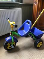 driewieler met duwstang, Ophalen, Gebruikt, Duwstang