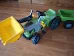 Traptrekker met aanhanger en voorlader, Rolly Toys, Ophalen, Gebruikt, Trapvoertuig