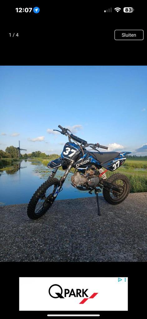 Orion 125cc Pitbike, Fietsen en Brommers, Brommers | Crossbrommers, Zo goed als nieuw, Overige merken, Ophalen