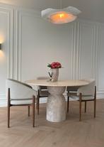 Travertin Eettafel - OP VOORRAAD - 130 x 75, Huis en Inrichting, Ophalen, 100 tot 150 cm, Zo goed als nieuw, Vijf personen of meer