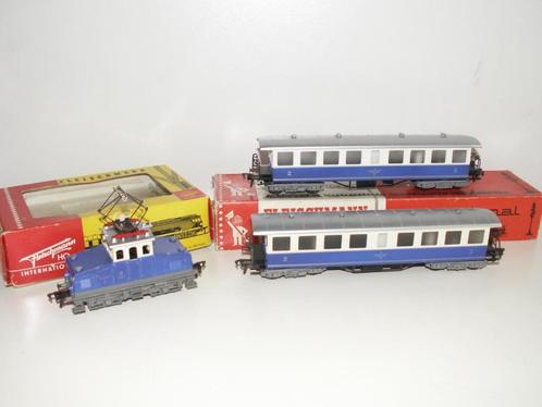 Fleischmann 1302A ELB2 + 2x 5136 ELB - Edelweiss Lokal Bahn, Hobby en Vrije tijd, Modeltreinen | H0, Gebruikt, Treinset, Gelijkstroom