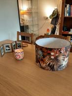Lampenkap met bloemen, Huis en Inrichting, Lampen | Lampenkappen, Ophalen, Zo goed als nieuw, Rond
