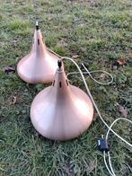 Vintage Koperen Lampen (Biljart), Gebruikt, Vintage, Ophalen of Verzenden, Metaal