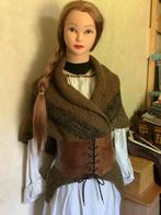 Omslagdoek in Outlanderstijl gebreid van Shetland wol., Hobby en Vrije tijd, Breien en Haken, Ophalen of Verzenden, Nieuw