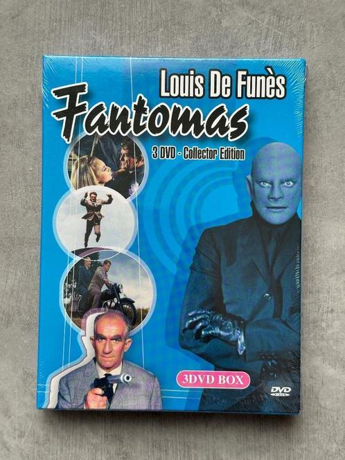Louis de Fùnes Fantomas 3 dvd box nieuw in seal, Cd's en Dvd's, Dvd's | Komedie, Zo goed als nieuw, Overige genres, Alle leeftijden