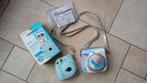 Fujifilm Instax Mini 9 - IJsblauw + Tas en doos!, Compact, Ophalen of Verzenden, Zo goed als nieuw, Fuji