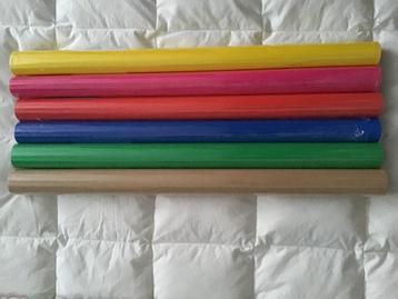 Extra sterk kaftpapier (57 cm x 5 m) diverse kleuren beschikbaar voor biedingen