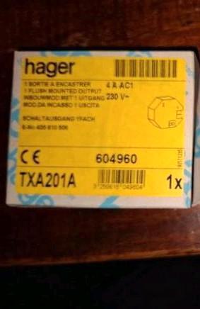 Hager knx  inbouwmodule txa201a beschikbaar voor biedingen
