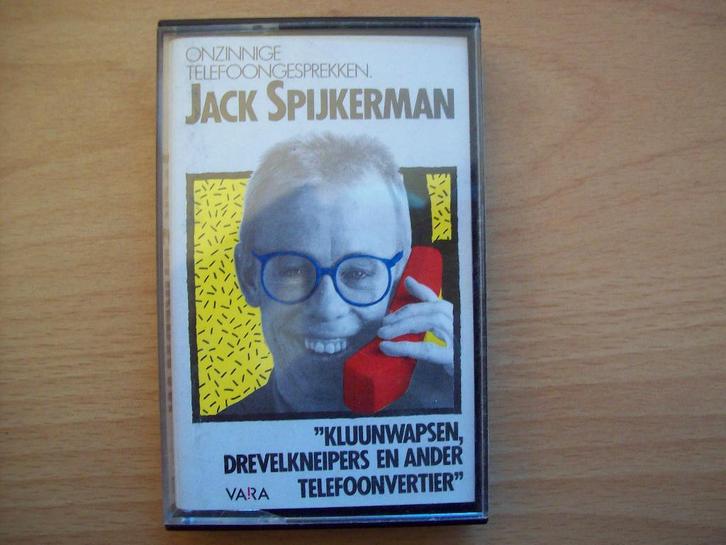 Jack Spijkerman - Onzinnige Telefoongesprekken, Cd's en Dvd's, Cassettebandjes, Zo goed als nieuw, Origineel, Nederlandstalig