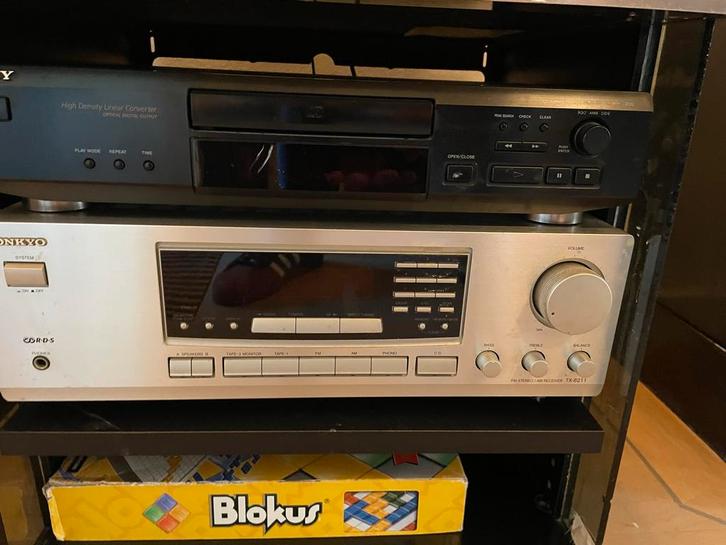 Onkyo Versterker & Sony CD Speler - Set, Audio, Tv en Foto, Versterkers en Receivers, Gebruikt, Stereo, 120 watt of meer, Onkyo