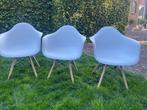 3 Stoelen model DAW Vitra, Ophalen, Kunststof, Drie, Wit