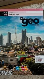De Geo Aardrijkskunde havo 4 arm en rijk, Ophalen of Verzenden, Aardrijkskunde, HAVO, Nieuw