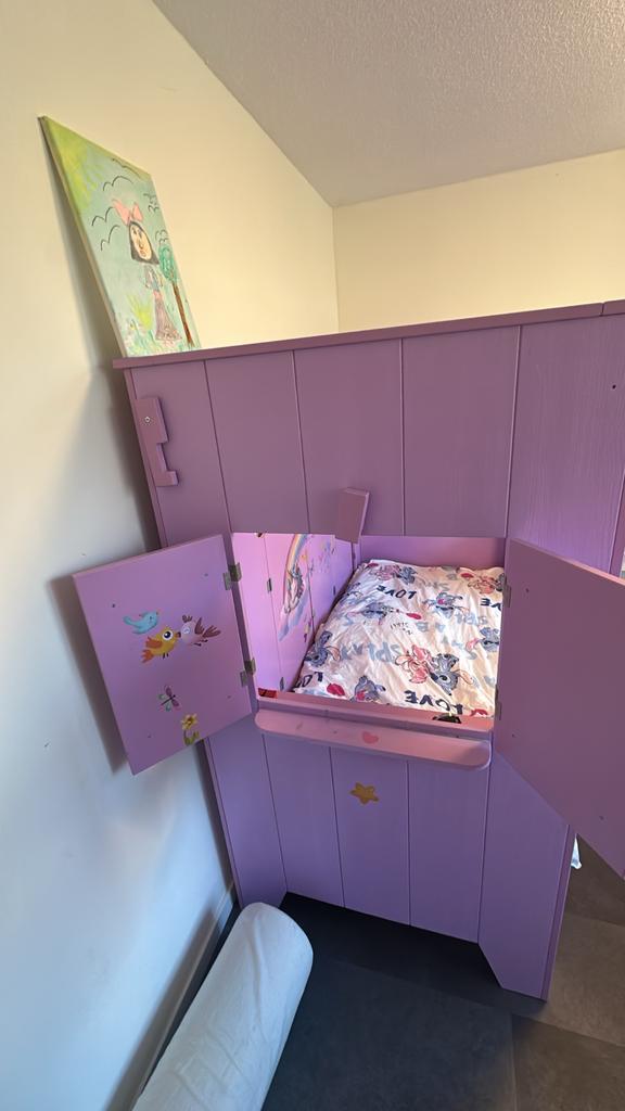 Leuke Lief Saar bedstee, Kinderen en Baby's, Kinderkamer | Bedden, Gebruikt, 160 tot 180 cm, 70 tot 85 cm, Lattenbodem, Ophalen