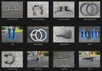 BMX - diverse onderdelen, Fietsen en Brommers, Ophalen of Verzenden, Gebruikt