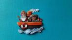 2 Sinterklaas en Piet / boot, Hobby en Vrije tijd, Kaarten | Zelf maken, Verzenden, Nieuw, Overige thema's, Knipvel