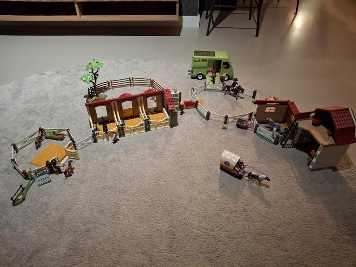 Playmobil Paardenstal 6926 + Extra's!, Kinderen en Baby's, Speelgoed | Playmobil, Zo goed als nieuw, Complete set, Ophalen of Verzenden