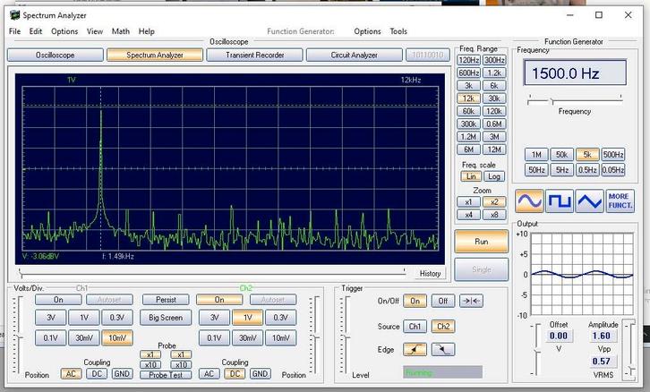 Geweldige USB scope, spectrum analyzer, signaal generator, Doe-het-zelf en Verbouw, Meetapparatuur, Zo goed als nieuw, Ophalen of Verzenden