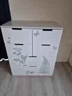 IKEA Nordli Ladekast - 6 Laden - Met Stickers, Huis en Inrichting, Ophalen, Gebruikt, Overige materialen, 50 tot 100 cm