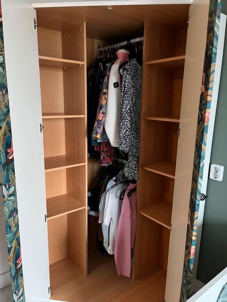 Kleding hoekkast, Huis en Inrichting, Kasten | Kledingkasten, Zo goed als nieuw, 150 tot 200 cm, 50 tot 100 cm, 50 tot 75 cm, Met deur(en)